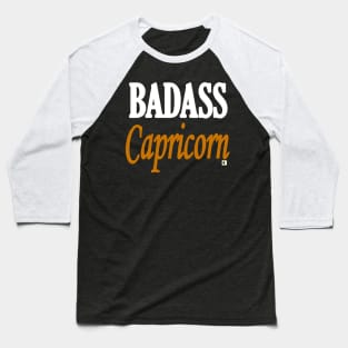 BADASS Capricorn Baseball T-Shirt